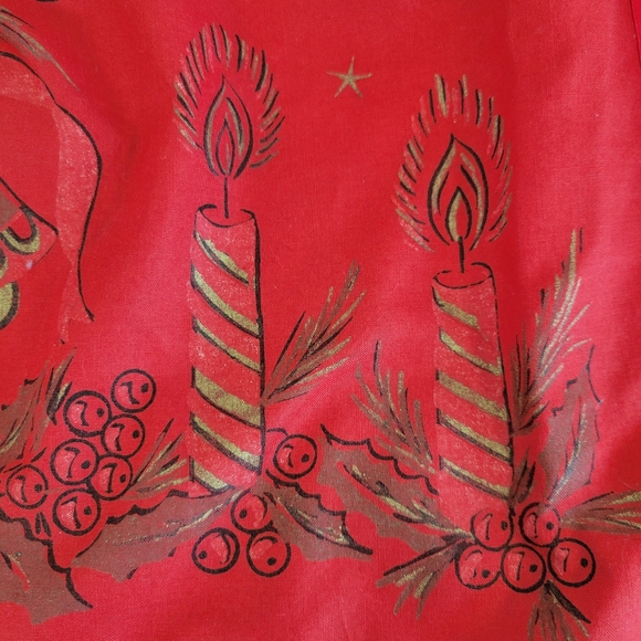 Happy Holidays Vintage Half Apron - Picture 5 of 12